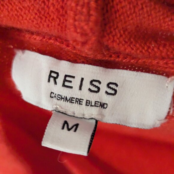 Reiss Torah Wool Blend Twist Neck Sweater - Picture 10 of 13